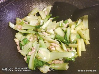 肉丝炒黄瓜的做法步骤：4