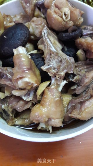 香菇蒸鸡肉的做法步骤：5