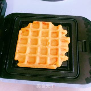 南瓜豆渣华夫饼的做法步骤：7