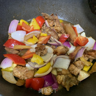 洋葱炒鸡肉的做法步骤：11