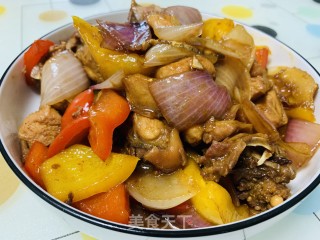洋葱炒鸡肉的做法步骤：13