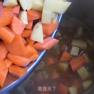 咖喱牛肉饭的做法步骤：12