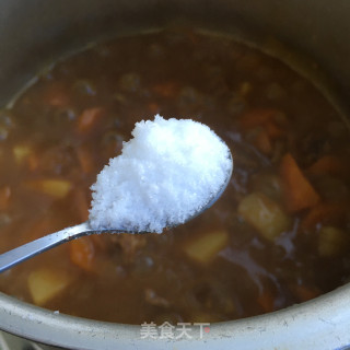 咖喱牛肉饭的做法步骤：14