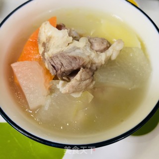 冬瓜祛湿排骨汤的做法步骤：4