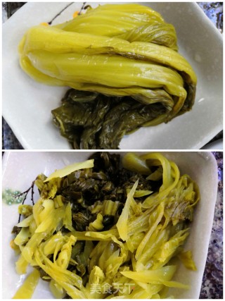 猪肚干煸酸菜的做法步骤：2