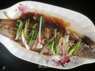 清蒸龙舌鱼的做法步骤：6