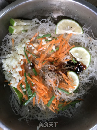 凉拌龙须菜的做法步骤：2
