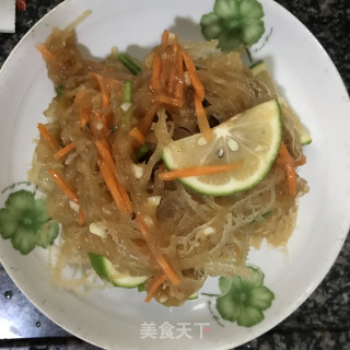 凉拌龙须菜的做法步骤：3