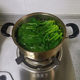 芝麻菠菜的做法步骤：3