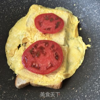 网红三明治的做法步骤：6