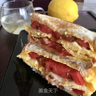 网红三明治的做法步骤：12