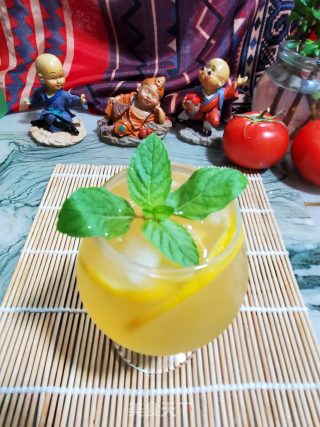 冰凉绿茶柠檬饮的做法步骤：7