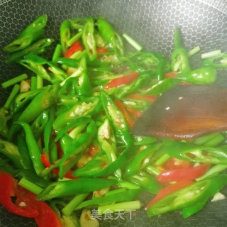 小炒肉的做法步骤：7