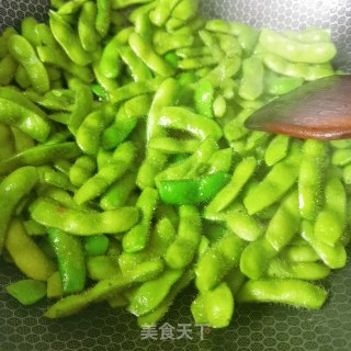 烧毛豆的做法步骤：3