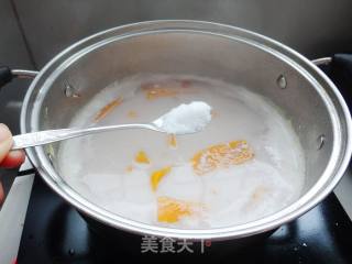 南瓜花生汤的做法步骤：8