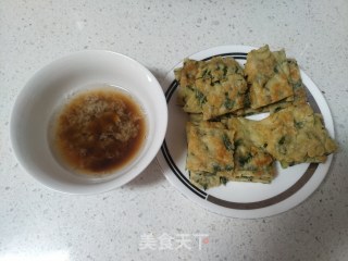 荆芥煎饼的做法步骤：9