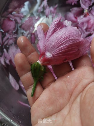 糖醋木槿花的做法步骤：2