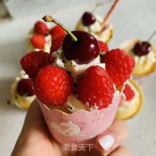 杯子蛋糕-夏日里的小清新的做法步骤：8