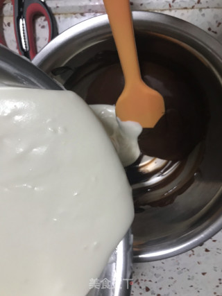 巧克力夹心慕斯蛋糕的做法步骤：26
