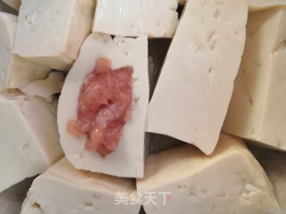 嫩豆腐酿肉的做法步骤：5