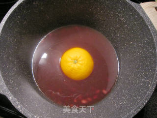 鲜橙红豆糖水的做法步骤：3