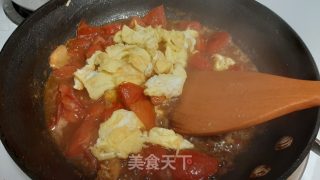 番茄炒蛋的做法步骤：6