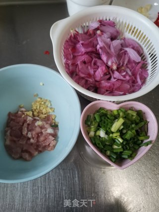 木槿花肉片汤的做法步骤：4