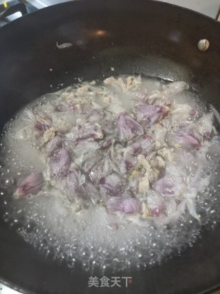 木槿花肉片汤的做法步骤：10