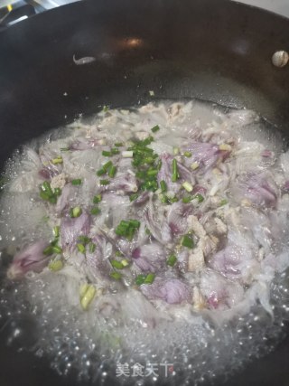 木槿花肉片汤的做法步骤：11