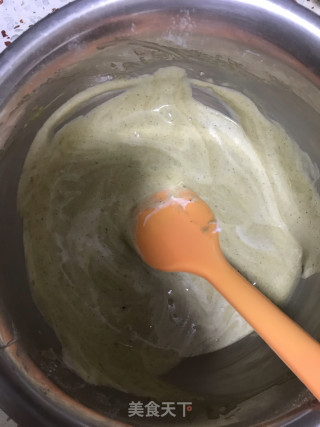 抹茶蜜豆千层蛋糕的做法步骤：7