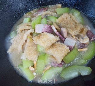 三鲜烩冬瓜的做法步骤：8