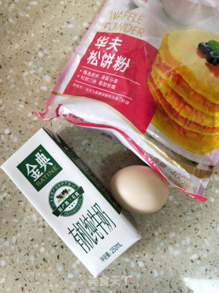 华夫饼的做法步骤：1