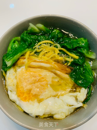 鸡蛋素菜面的做法步骤：6