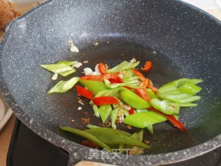 尖椒干豆腐的做法步骤：8