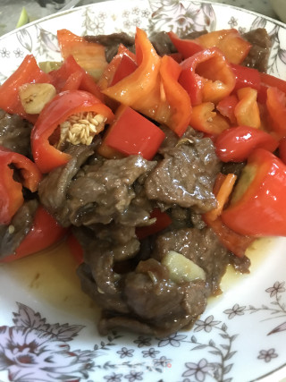 小炒黄牛肉的做法步骤：6
