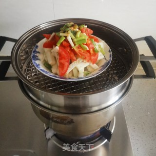 西红柿蒸茄子的做法步骤：4