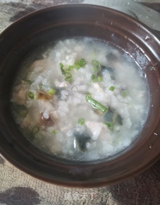 皮蛋瘦肉粥的做法步骤：12
