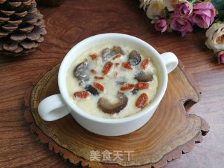 枸杞海参蒸蛋的做法步骤：6