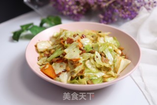培根炒包包菜的做法步骤：10