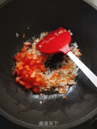 炒饭蛋卷的做法步骤：7