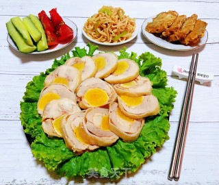 #蒸菜#凤眼鸡腿卷的做法步骤：11