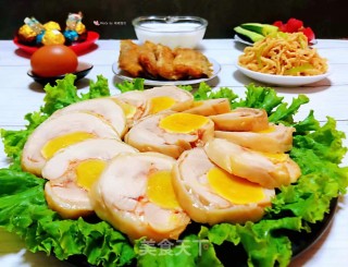 #蒸菜#凤眼鸡腿卷的做法步骤：15