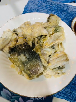 姜葱焗鲈鱼的做法步骤：5