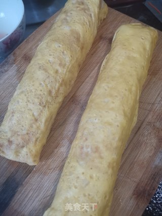 清蒸鸡胸肉蛋卷的做法步骤：30
