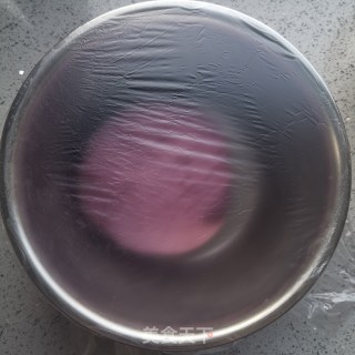 芝麻酱，紫薯花卷的做法步骤：6
