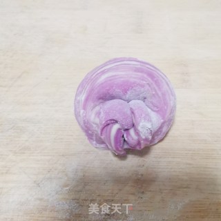 芝麻酱，紫薯花卷的做法步骤：13