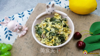 鳕鱼紫菜炒蛋的做法步骤：10