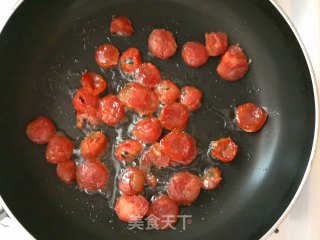 腊肠炒芦笋的做法步骤：3