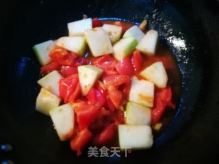 西红柿烧冬瓜的做法步骤：9