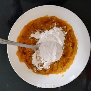 南瓜芝麻饼的做法步骤：4